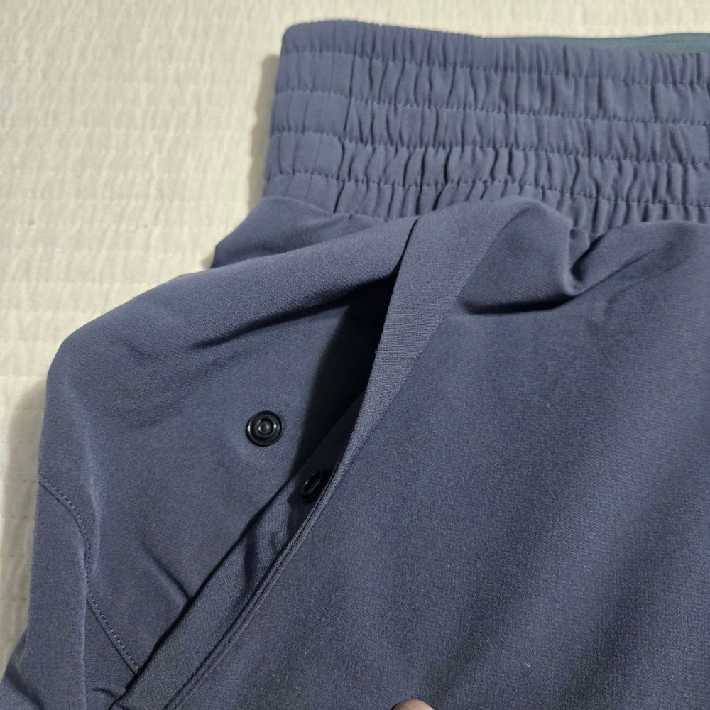 Women's SPANX Dark Storm Blue Casual Fridays Sweat Wicking Joggers L - Picture 11 of 12